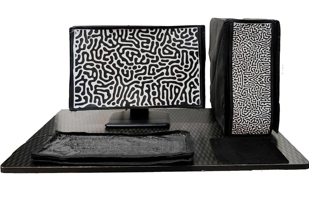 Computer Cover Set CPU Monitor Key board