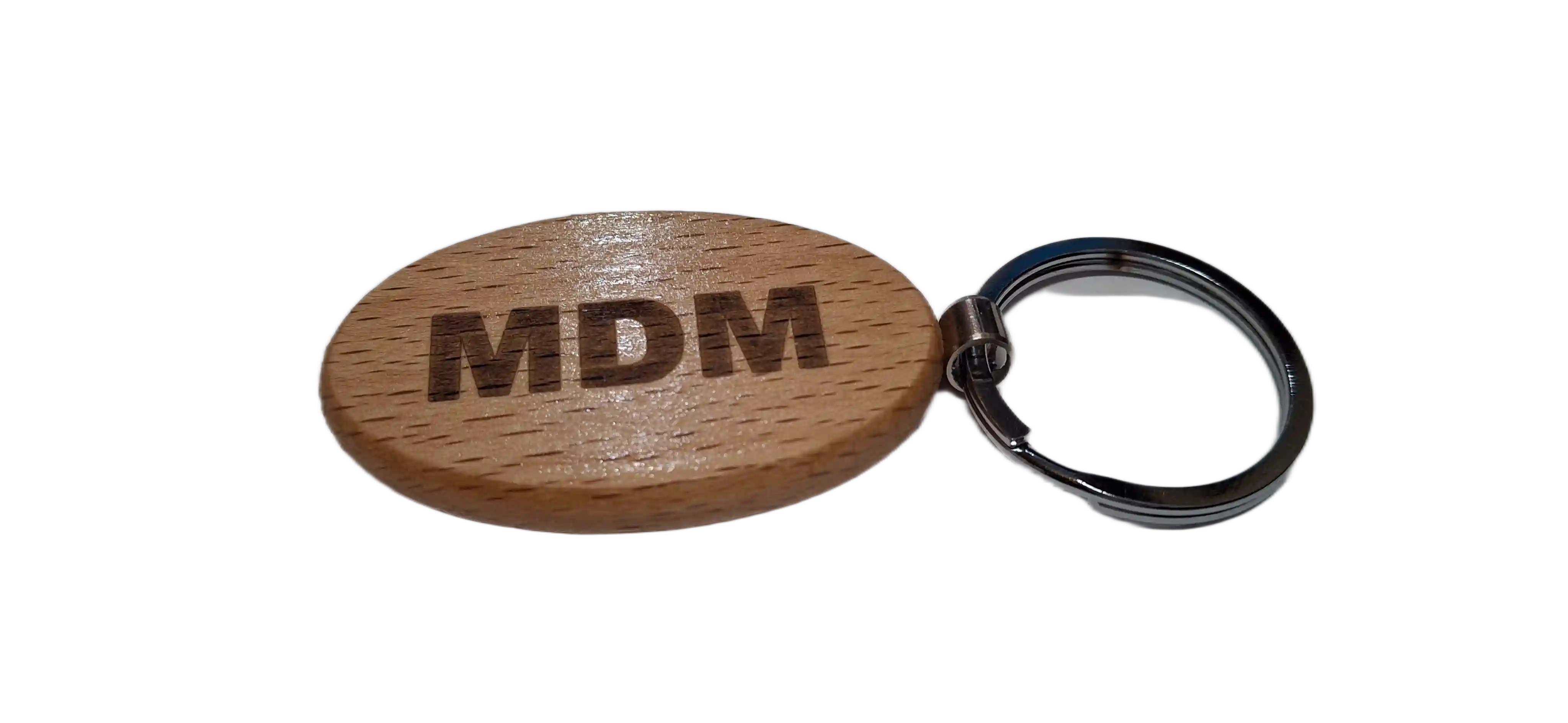 MDM (મધ્યાહન ભોજન ) Engraved Wooden Keychain (Shape 2)