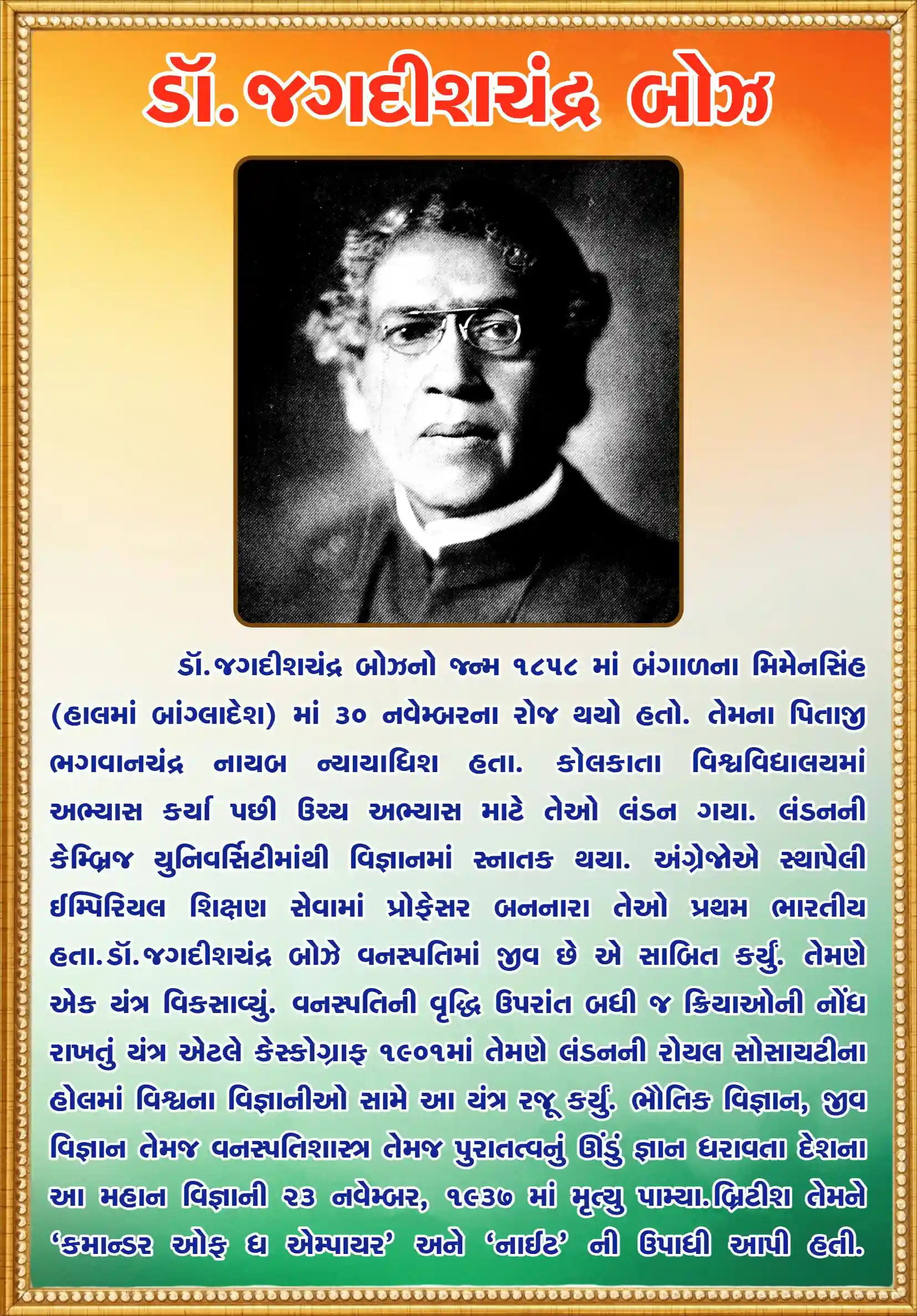 Scientist With detail 12*18 Lamination chart (29 chart)