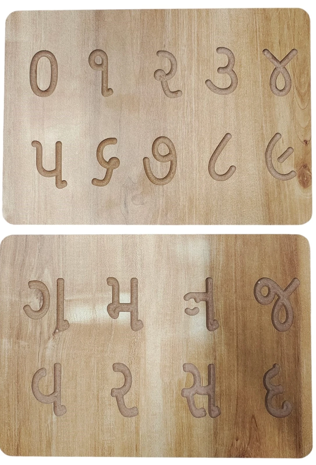 Both Side Pattern Wooden Tracing Board for Kids (Design 1)